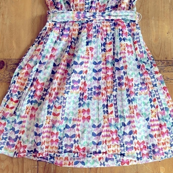 Girls J. Crew CrewCuts Colorful Butterfly Flutter Twirl Dress 12 - Picture 5 of 12
